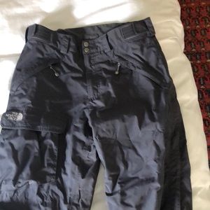 Men’s North Face Ski Pants - Grey - Medium